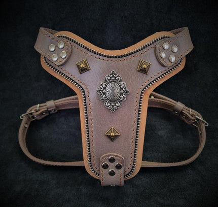 The ''Aztec'' harness Grey Small to Medium Size-0
