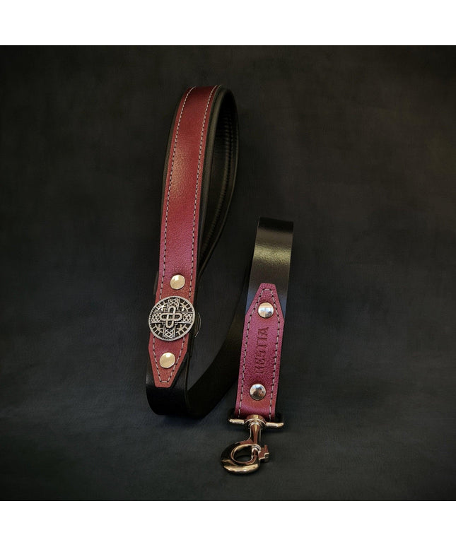 The "Hektor" Burgundy dog leash-LIMITED-0